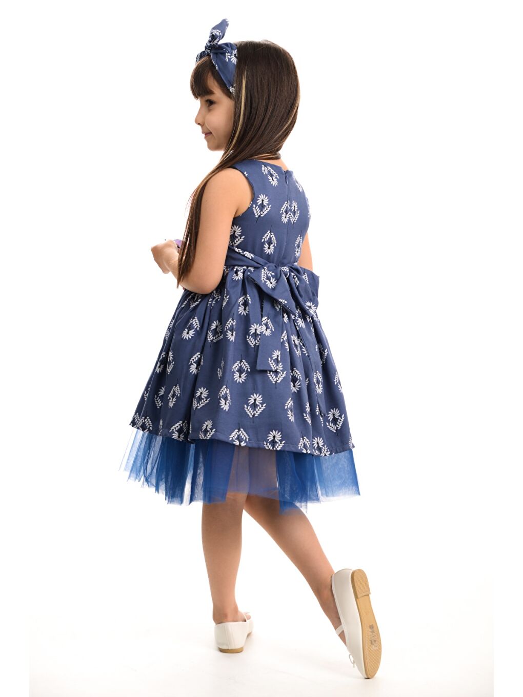 İndigo Mnk Mini Princess Belmando Kız Çocuk Elbise-4