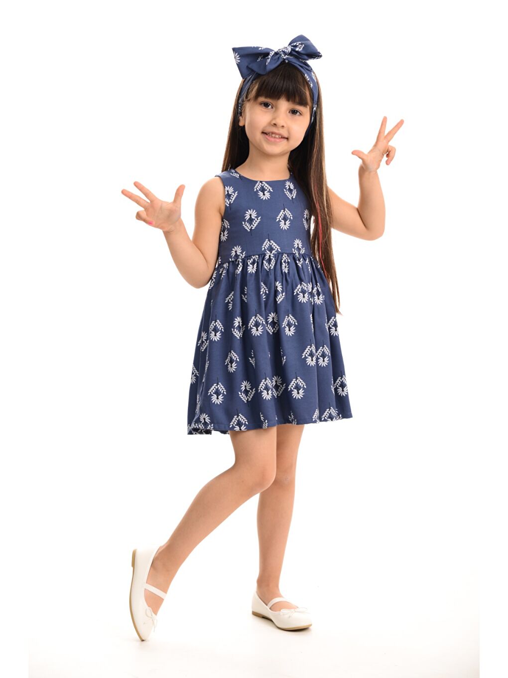 İndigo Mnk Mini Princess Belmando Kız Çocuk Elbise-6