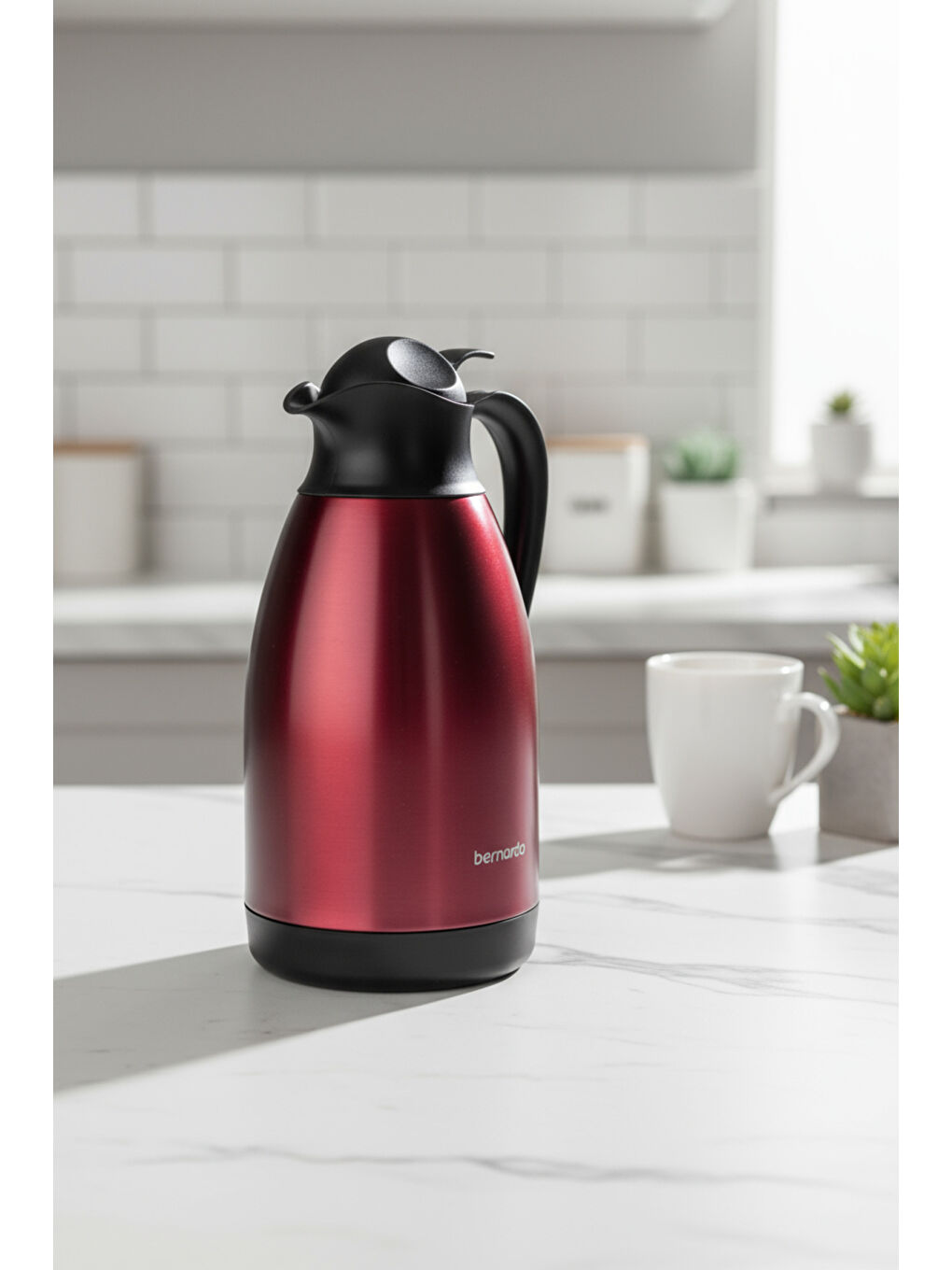 Grandio Çelik Termos Bordo 2 Litre-4