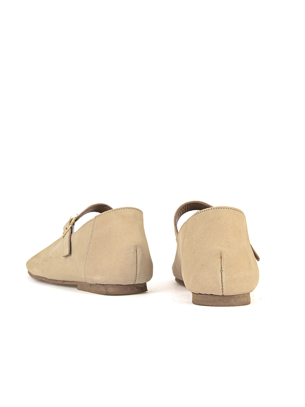 Kadın Hakiki Deri Babet 1611062Z4037 Bej-2