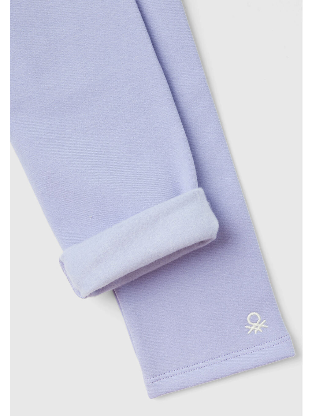 Kız Çocuk Lila Logo Detaylı Tayt-1