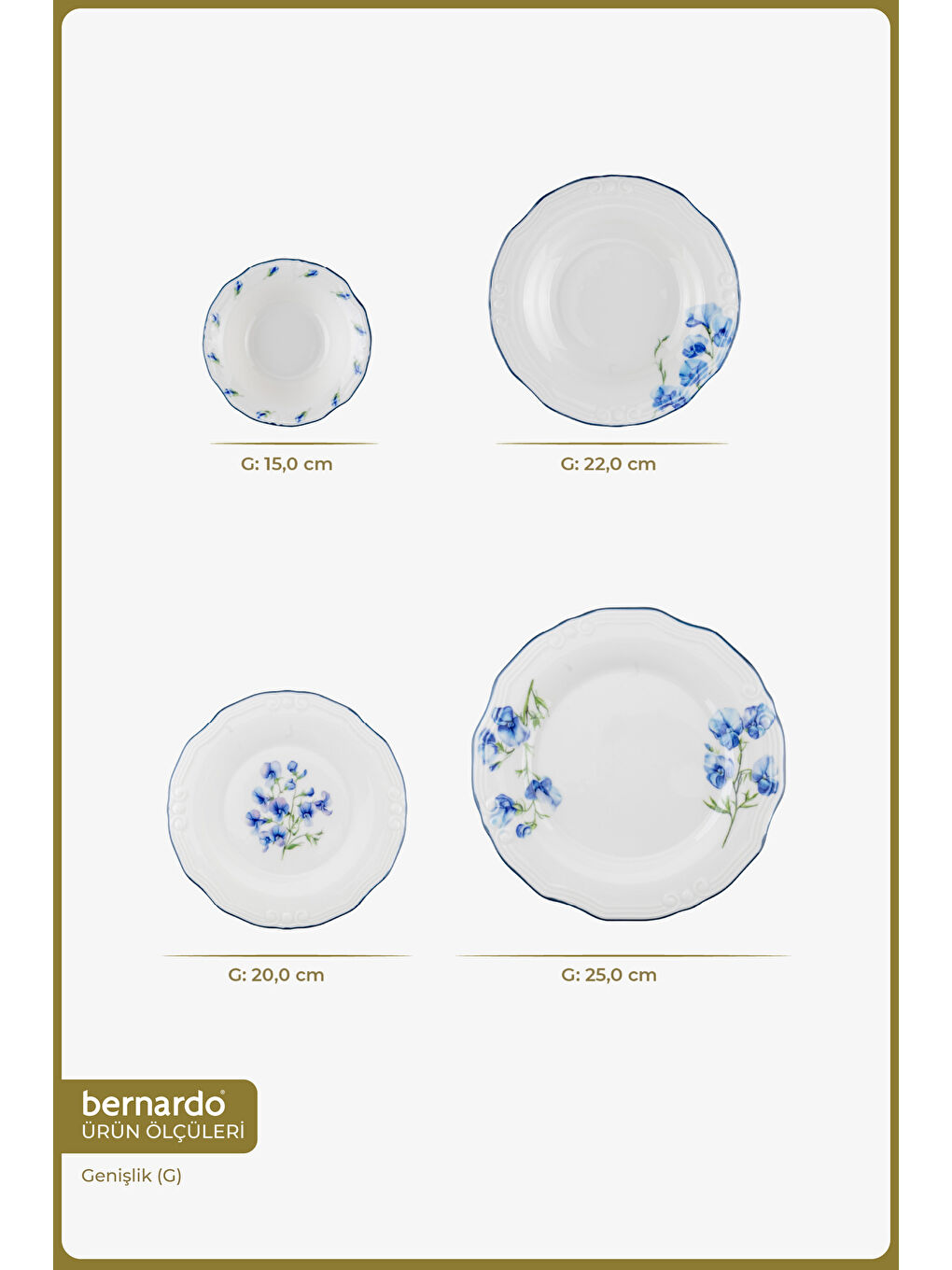 Beyaz Clara Tifany 24 Parça Yemek Takımı-1