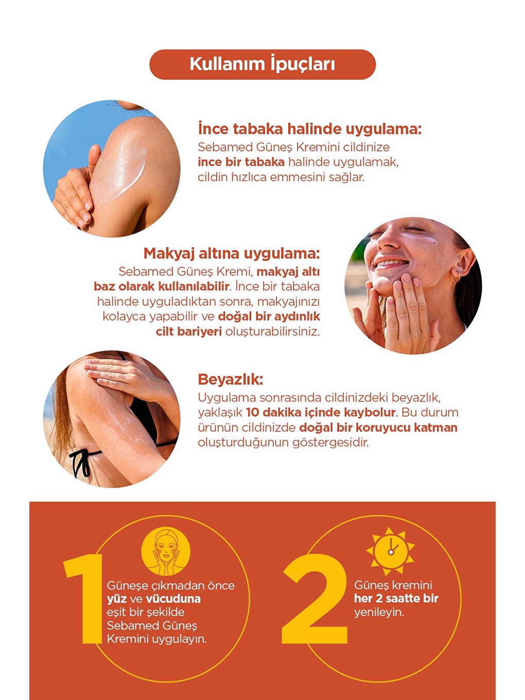 Sun Care Spf 50+ Uva / Uvb Filtresi Ve E Vitamini Üçlü Yüksek Koruma Çok Yönlü Güneş Kremi 5-3