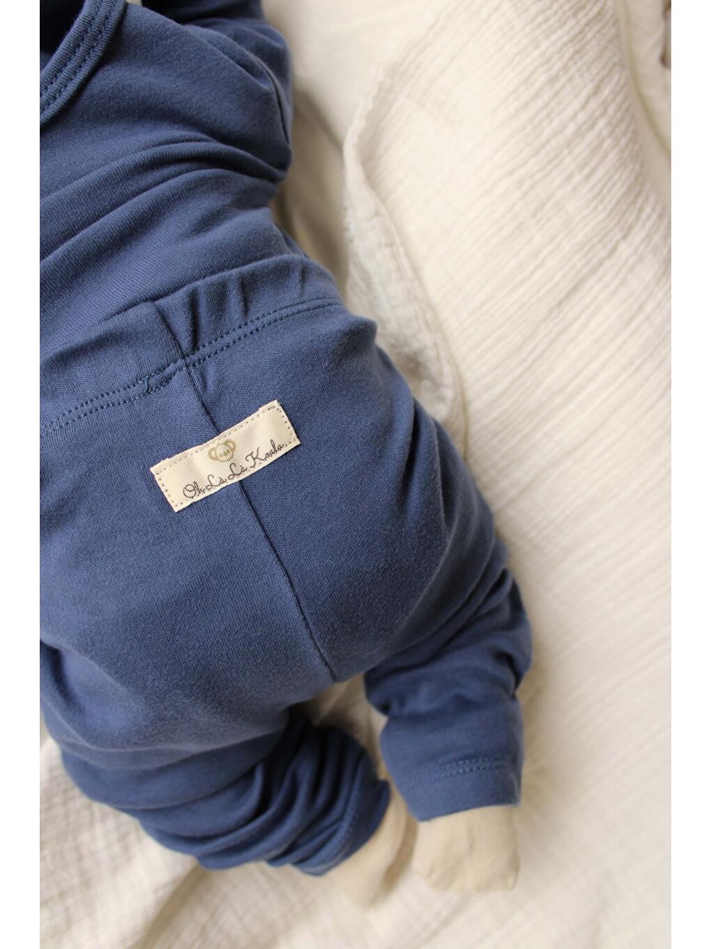 İndigo Yengeç Nakışlı 5li Uzun Kollu Yenidoğan Set (0-3 Ay)-2