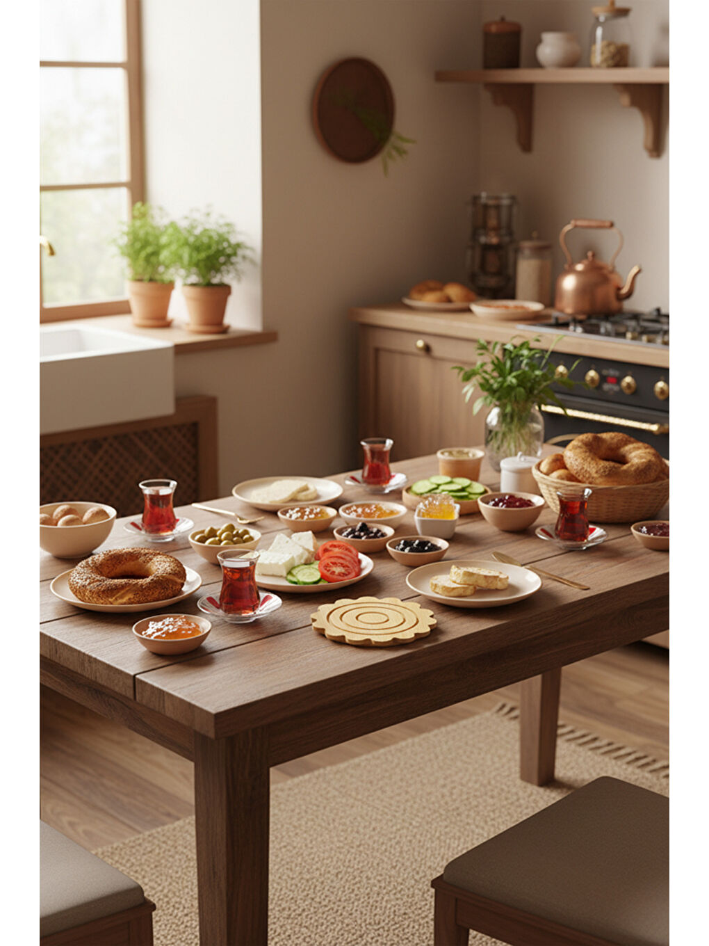 Kahverengi Patya Papatya Nihale-2