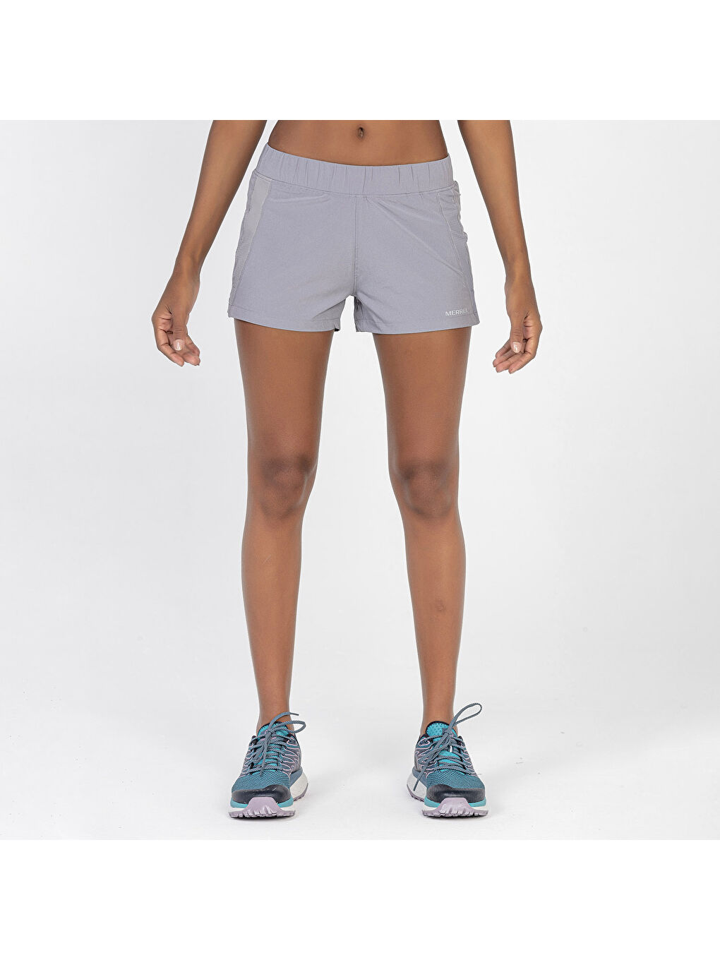 Rare Kadın Gri Koşu Şortu-2