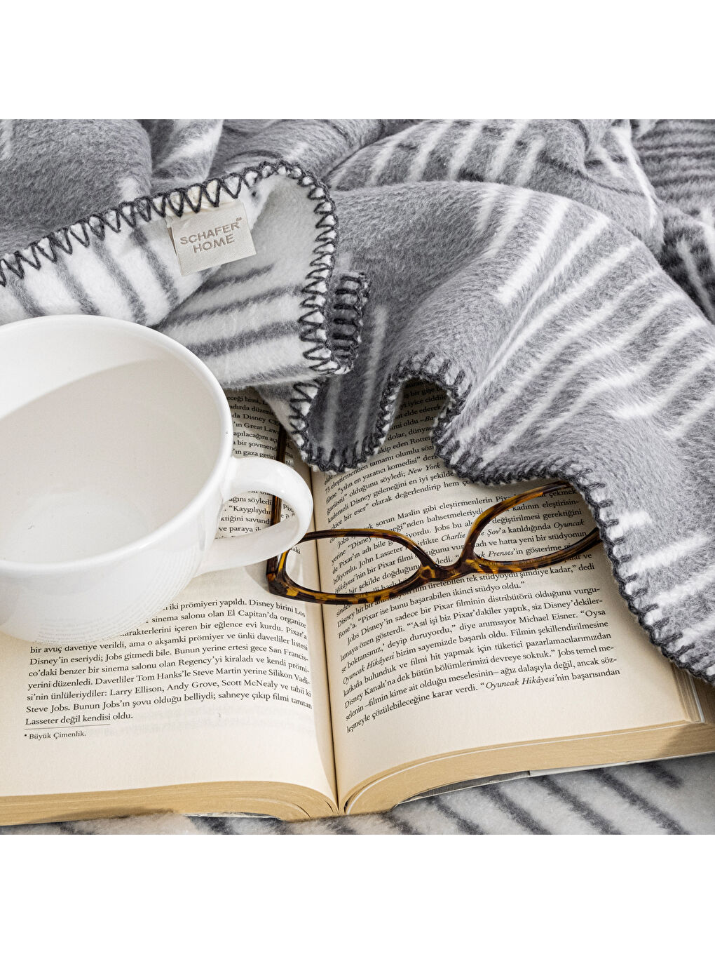 Home Bloom TK Battaniye 150x220 Cm 1 Parça-Gri-2