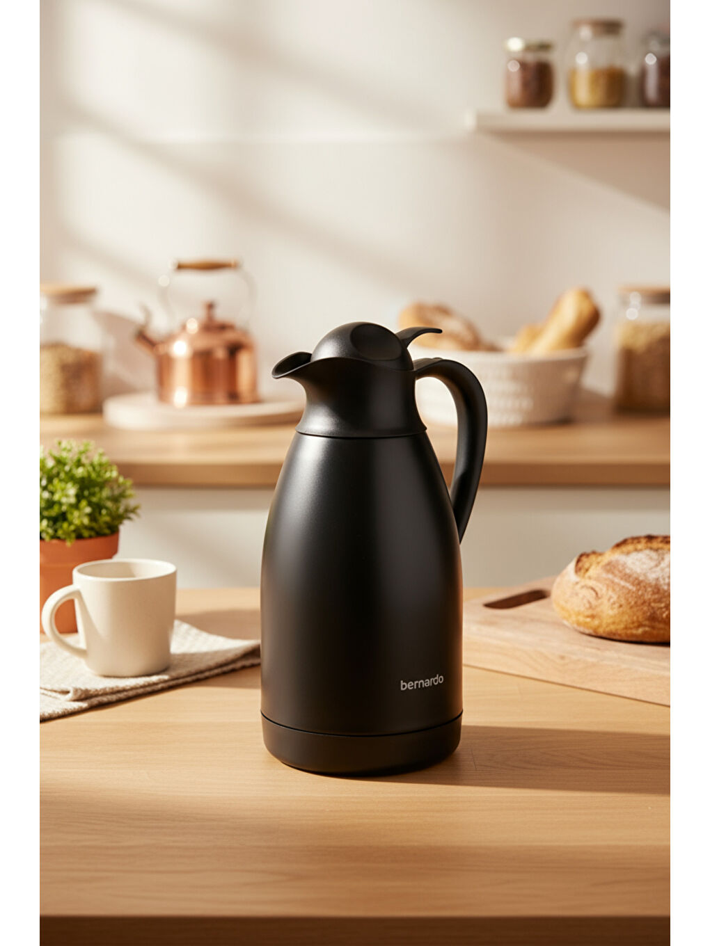 Grandio Çelik Termos Siyah 2 Litre-2