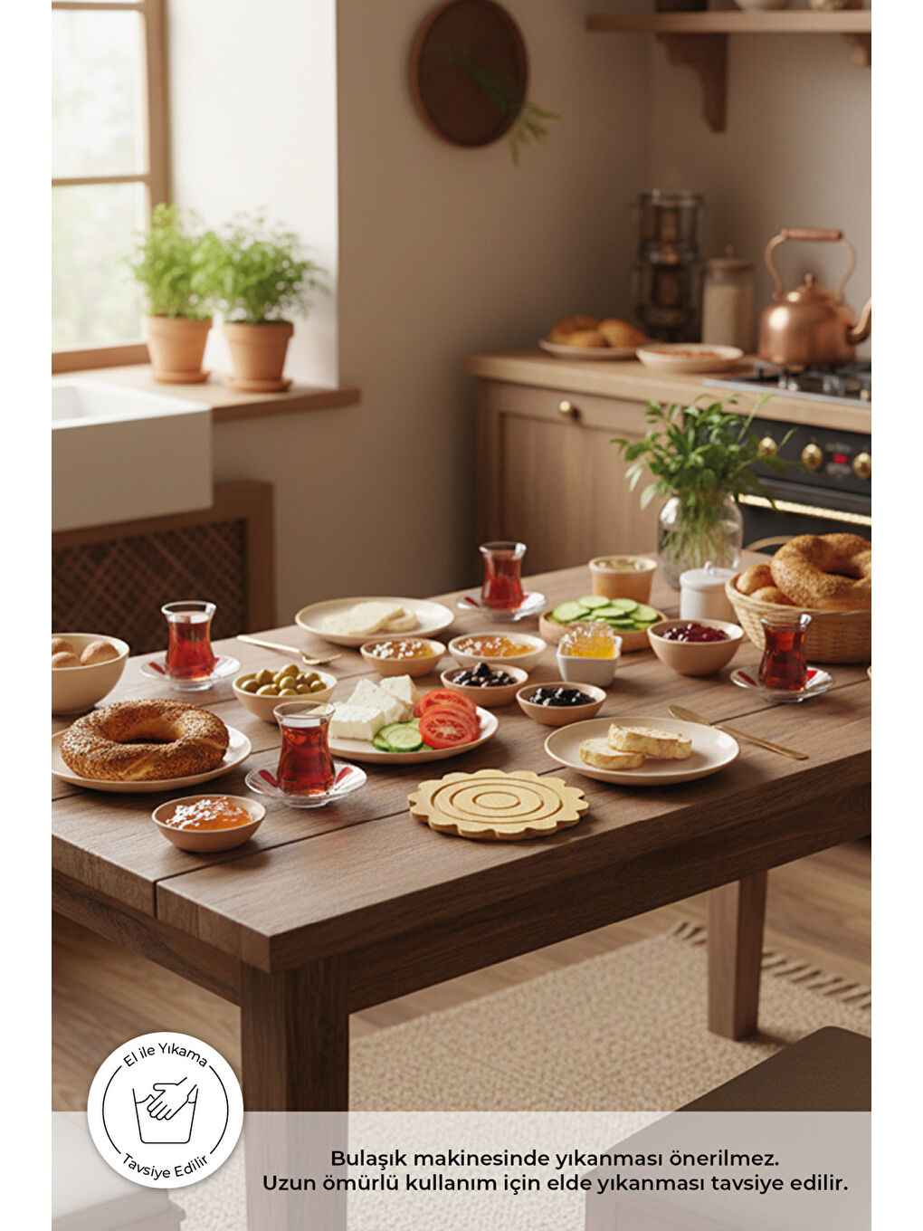 Kahverengi Patya Papatya Nihale-5