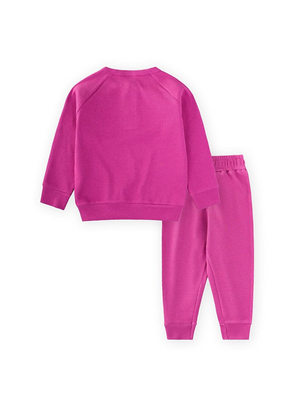 Reglan Kol Patlı Basıc Takım 1-8 Yaş K. Fuşya-1