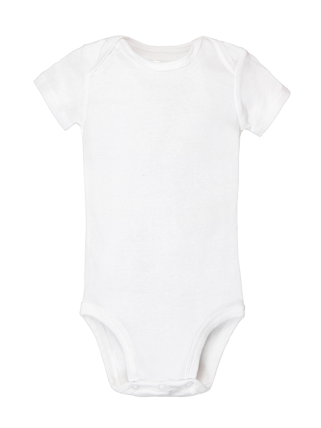 Bebek Kısa Kollu Body Set Kısa Kollu 5'li Paket Beyaz-2