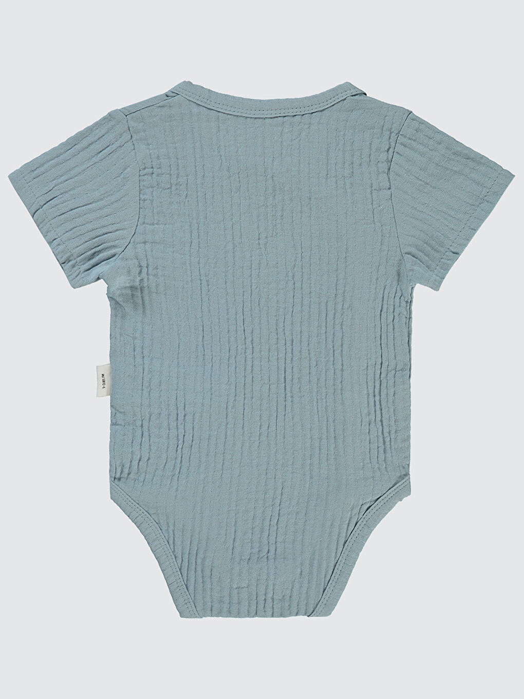 Baby Bebek Çıtçıtlı Badi 1-18 Ay Mavi-1