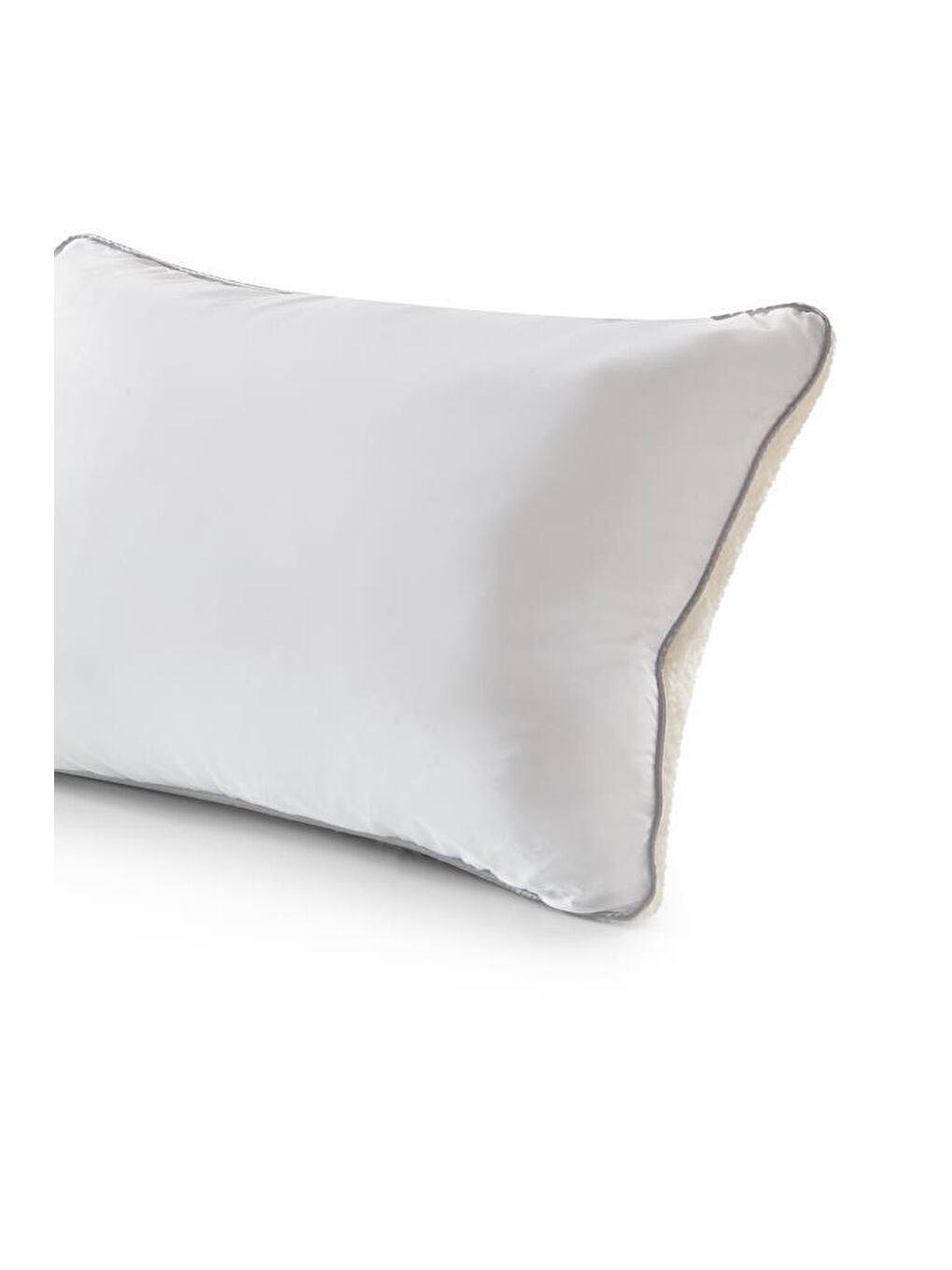 Ekru Sharpa 1000 Gr Silikon Dolgulu Pelüş Yastık Krem-1