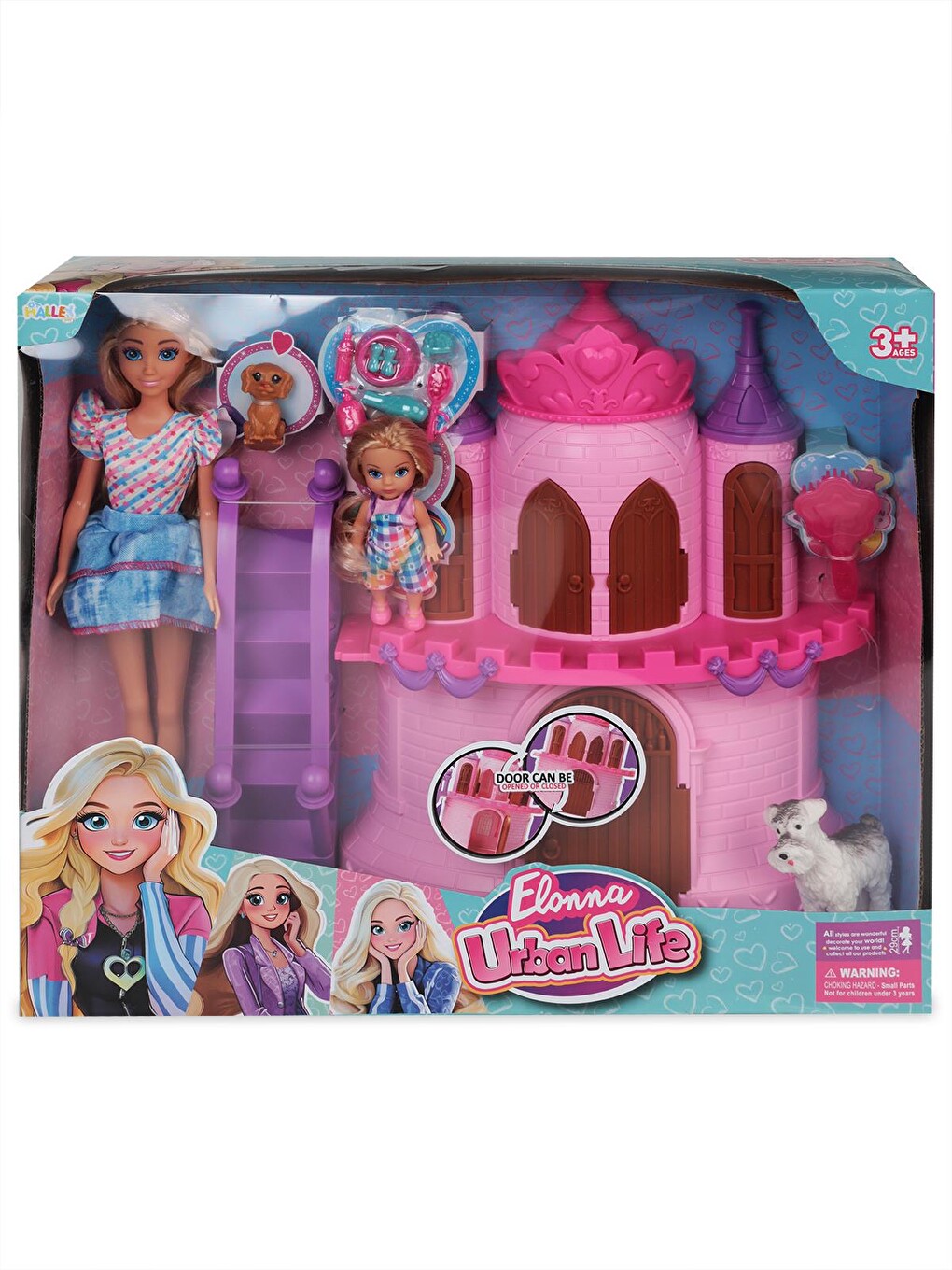 Seher Oyuncak Bebek ve Kale Seti - Standart