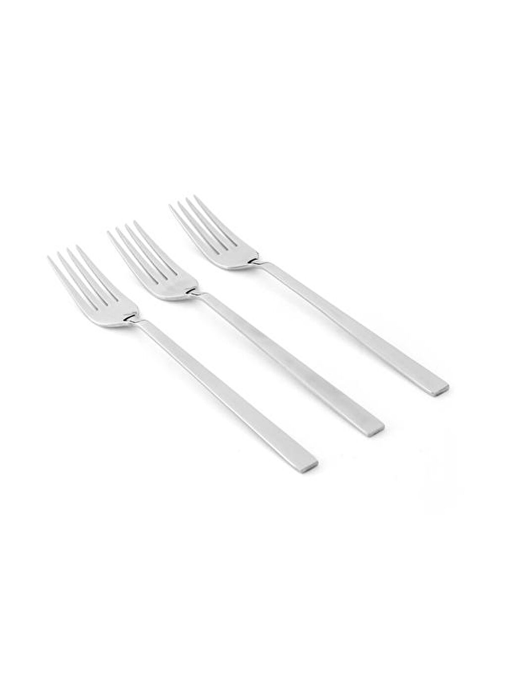 Gri Santos 3 Parça Vakumlu Yemek Çatalı