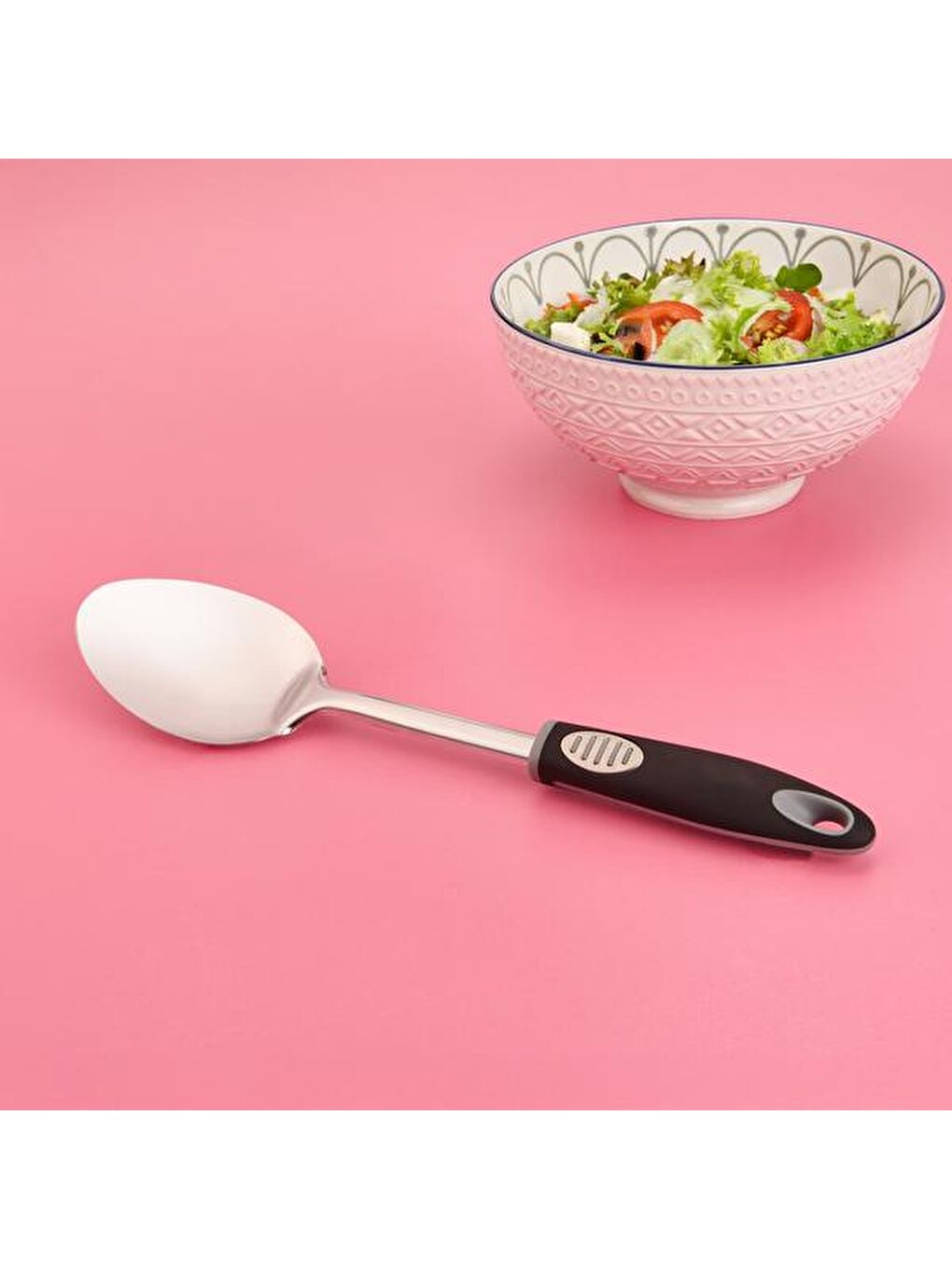 Evidea Kitchen Servis Kaşığı - Siyah - 32 cm