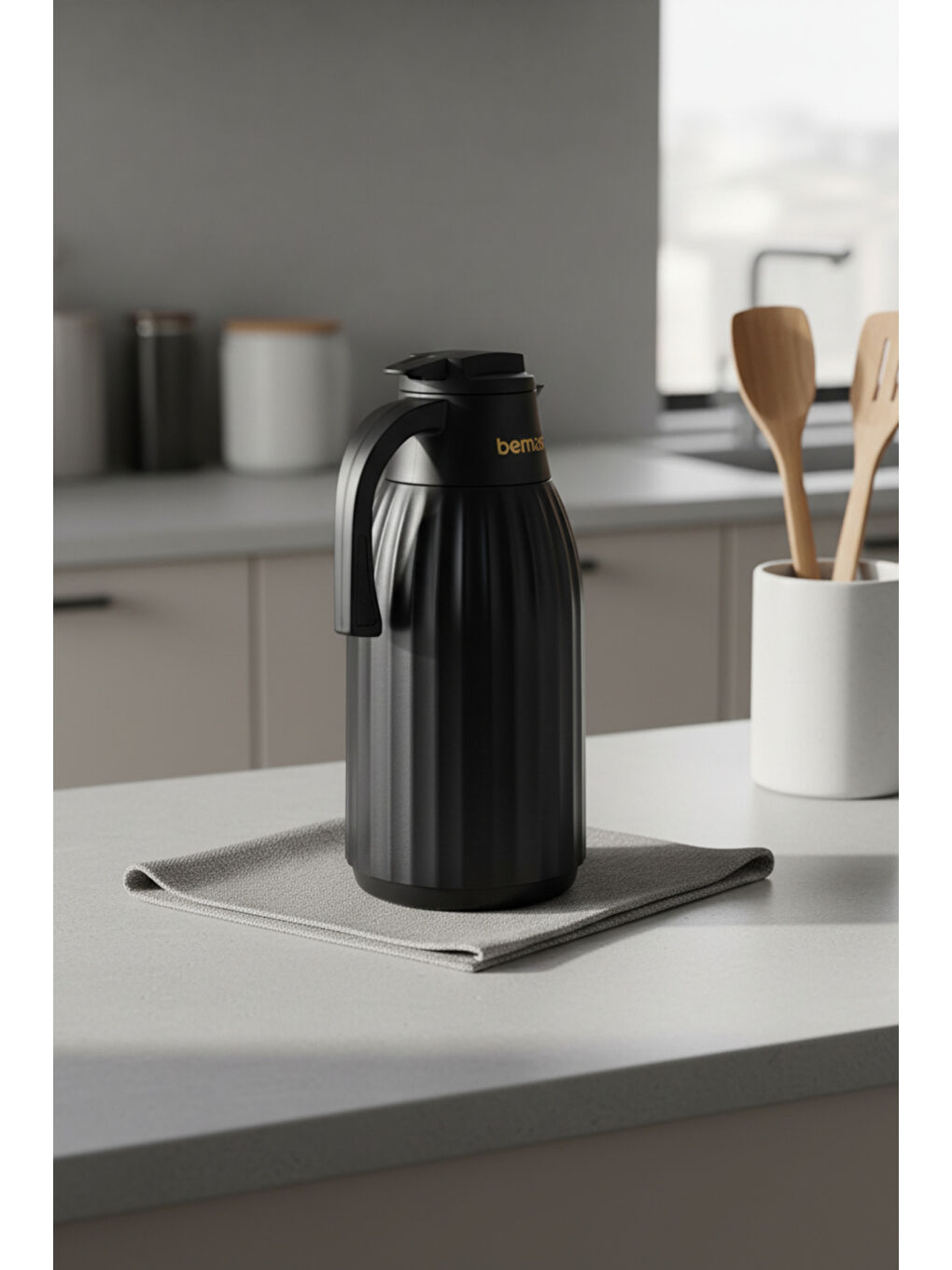 Silva Cam Termos Siyah 1.5 Litre-2