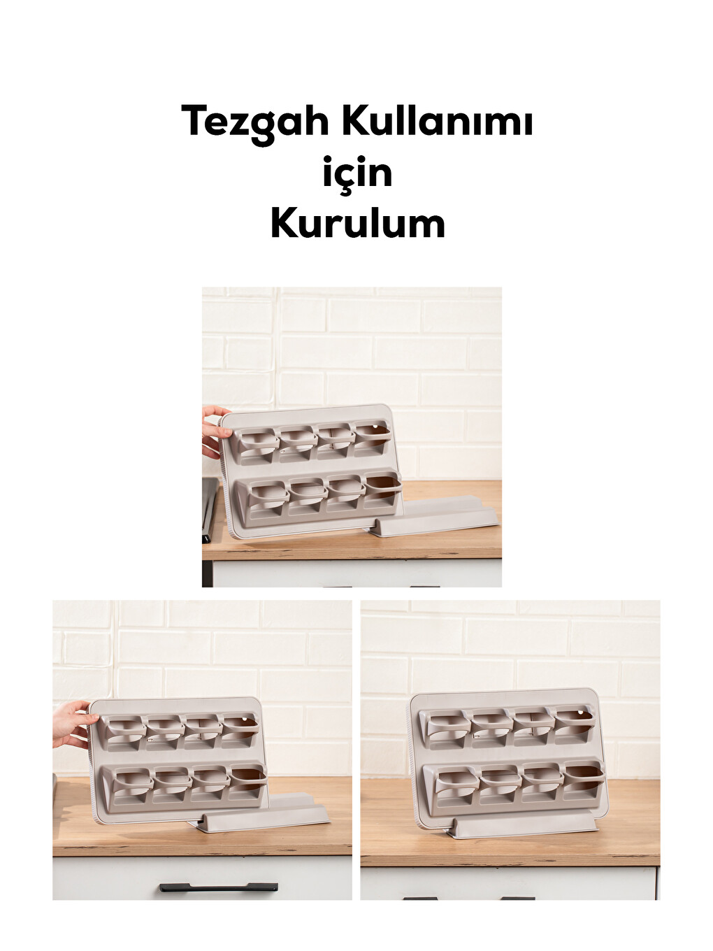 Renksiz 5340 8li Etiketli Asmalı Kendinden Yapışkanlı Tezgah Üstü Standlı Döner Kapaklı Baharatlık-5