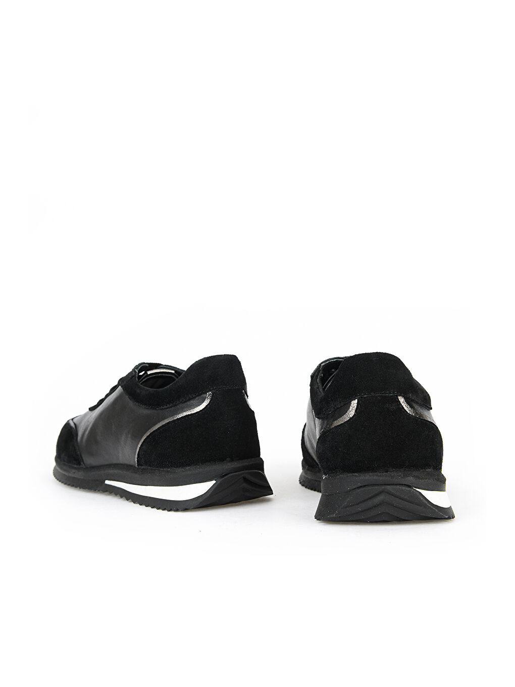 Kadın Hakiki Deri Günlük Sneaker 1611022Z2718 Siyah-2