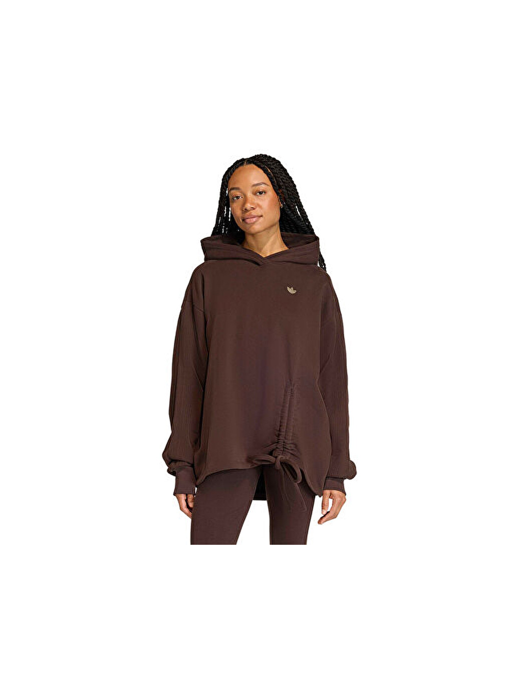 P Ess Hd Kadın Günlük Sweatshirts Kc8862 Kahverengi