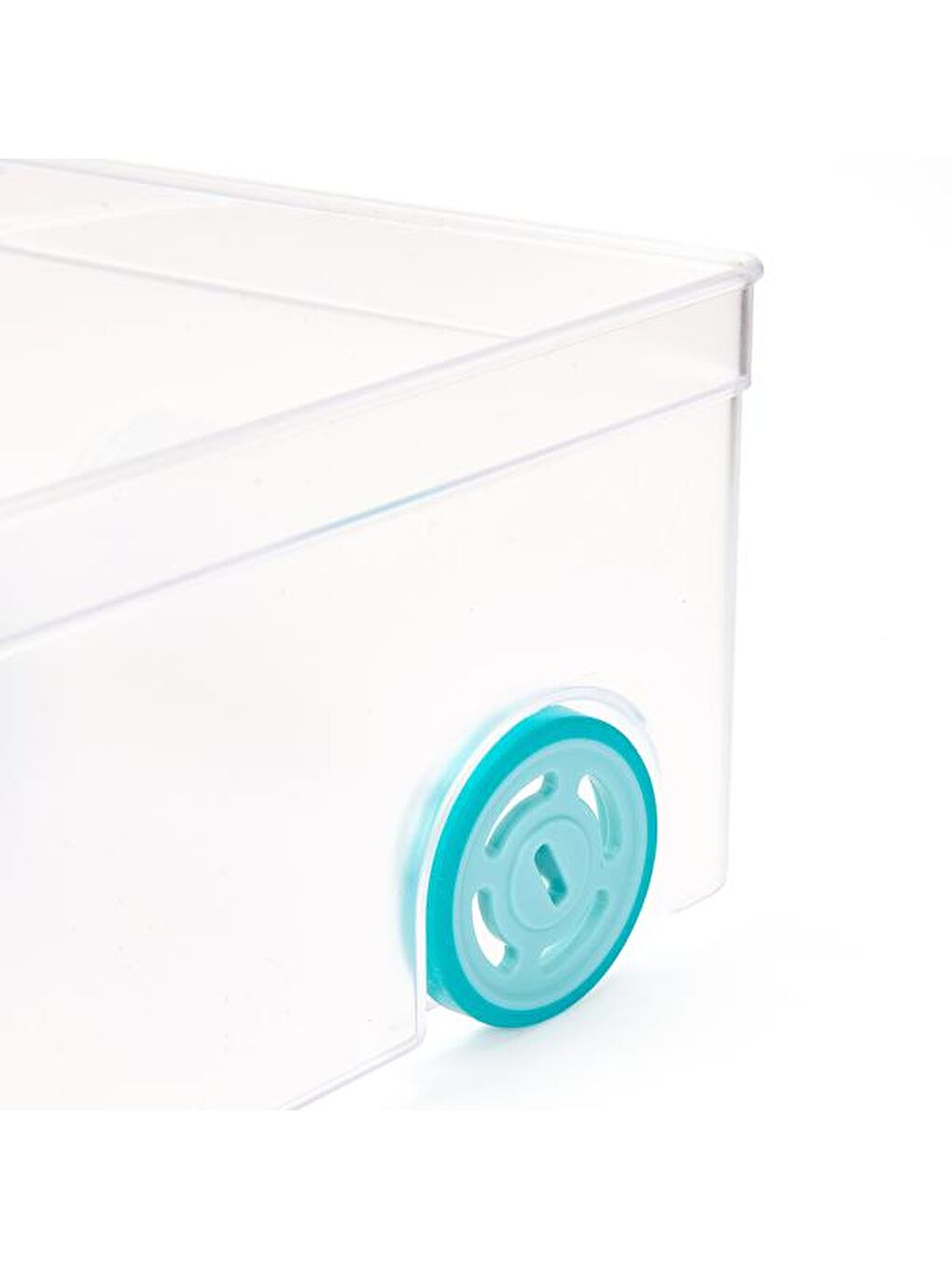 Karışık Roll-in Tekerlekli Buzdolabı Düzenleyici - Şeffaf - 10x31 cm-2