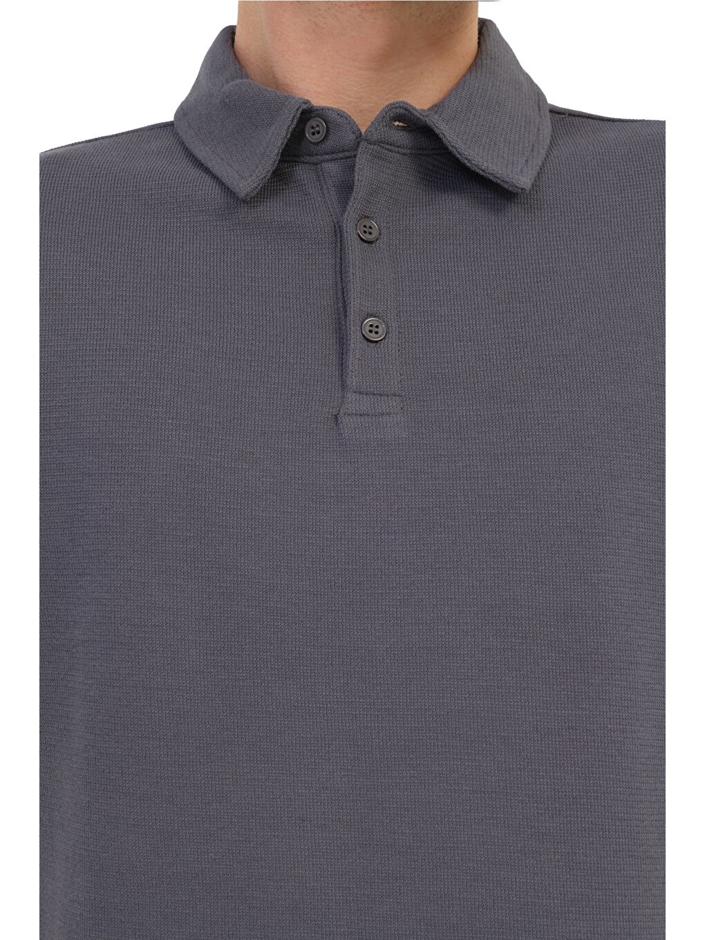 Gri Erkek Kısa Kol T-Shirt-3