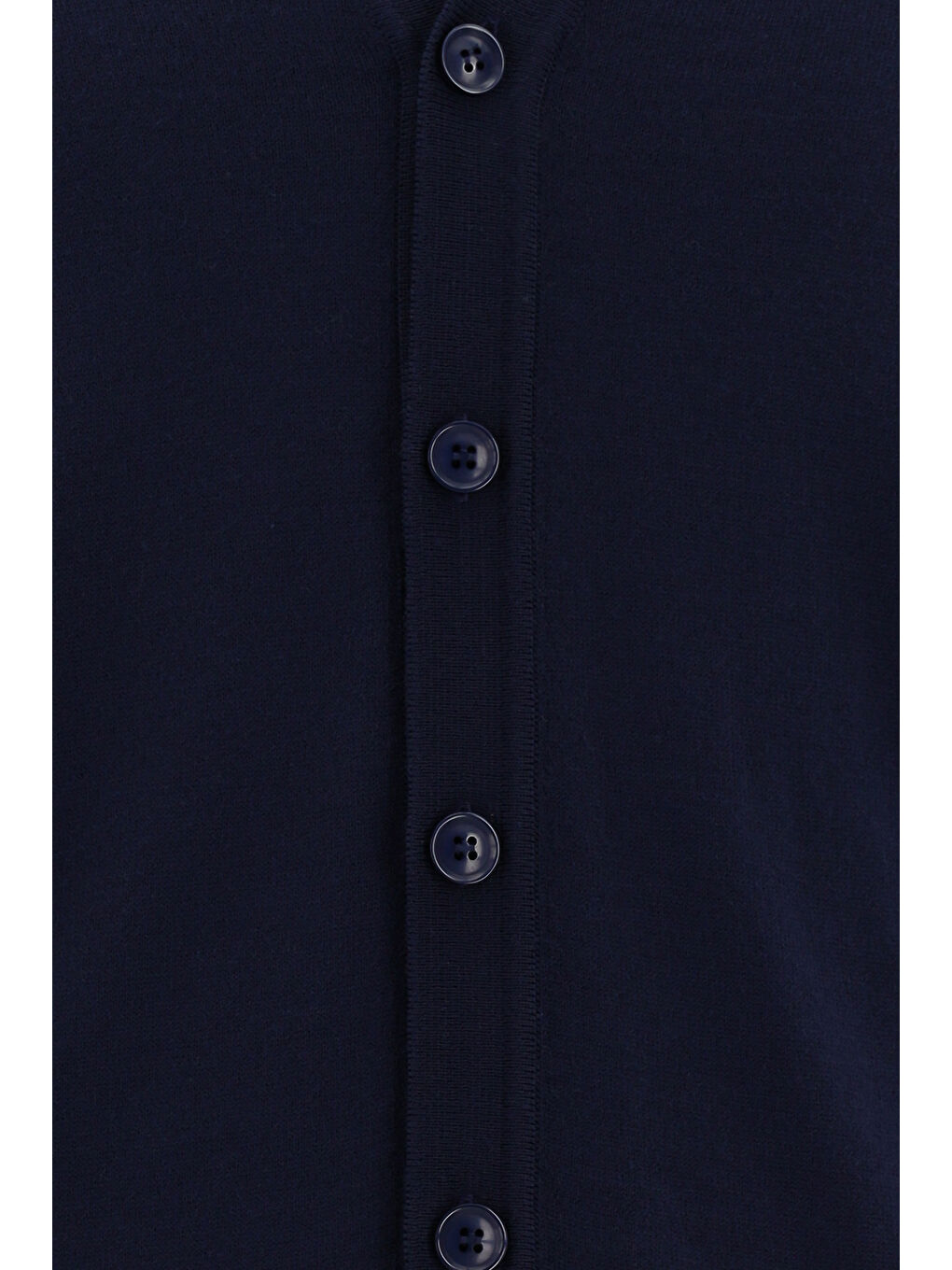 Lacivert Yünlü Triko Hırka-2