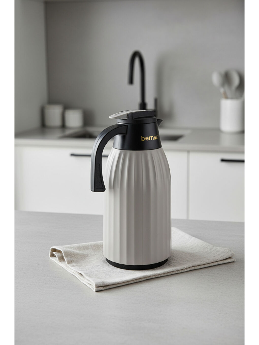 Bej Silva Cam Termos Latte 1.5 Litre-2