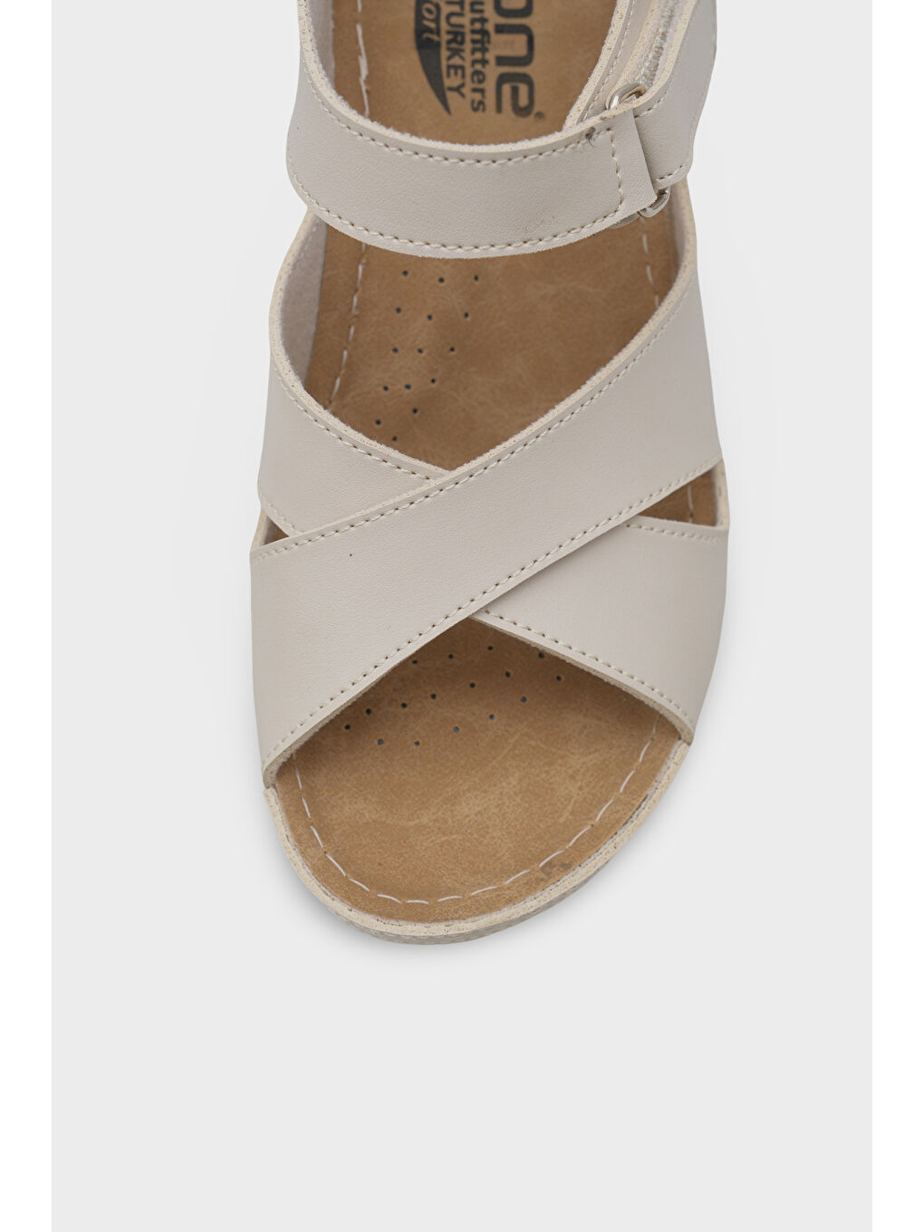 Bej Celeste Z6312 Kadın Konfor Anatomic Sandalet-3