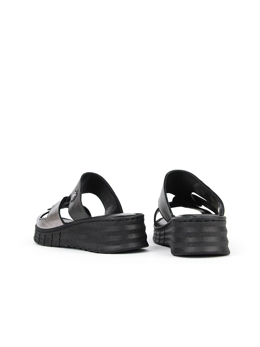 Kadın Hakiki Deri Konfor Terlik 1611008Z453 Siyah-2