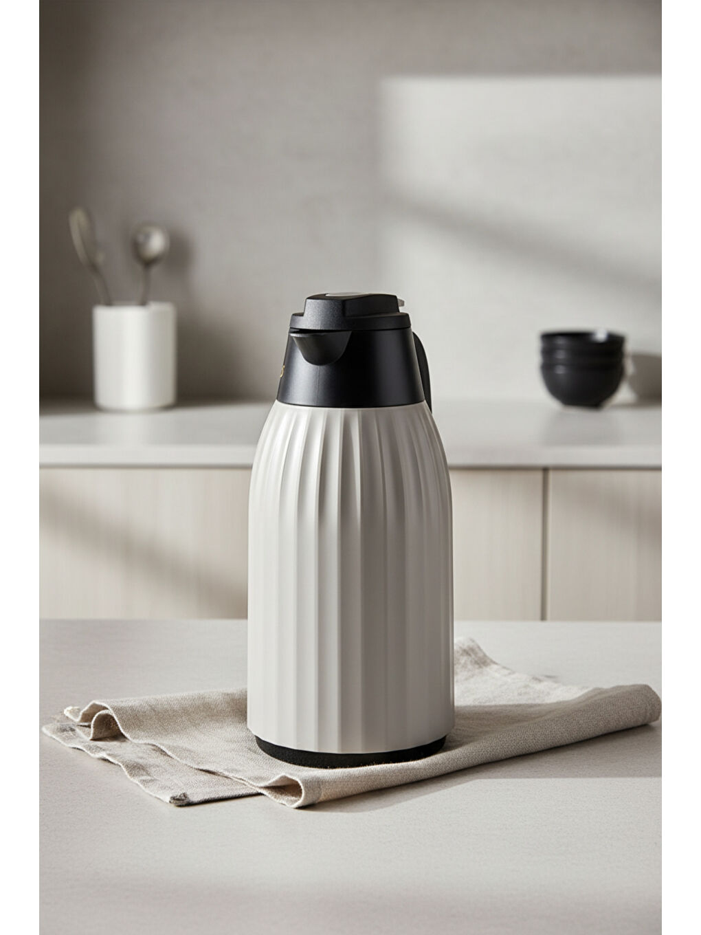 Bej Silva Cam Termos Latte 1.5 Litre-3