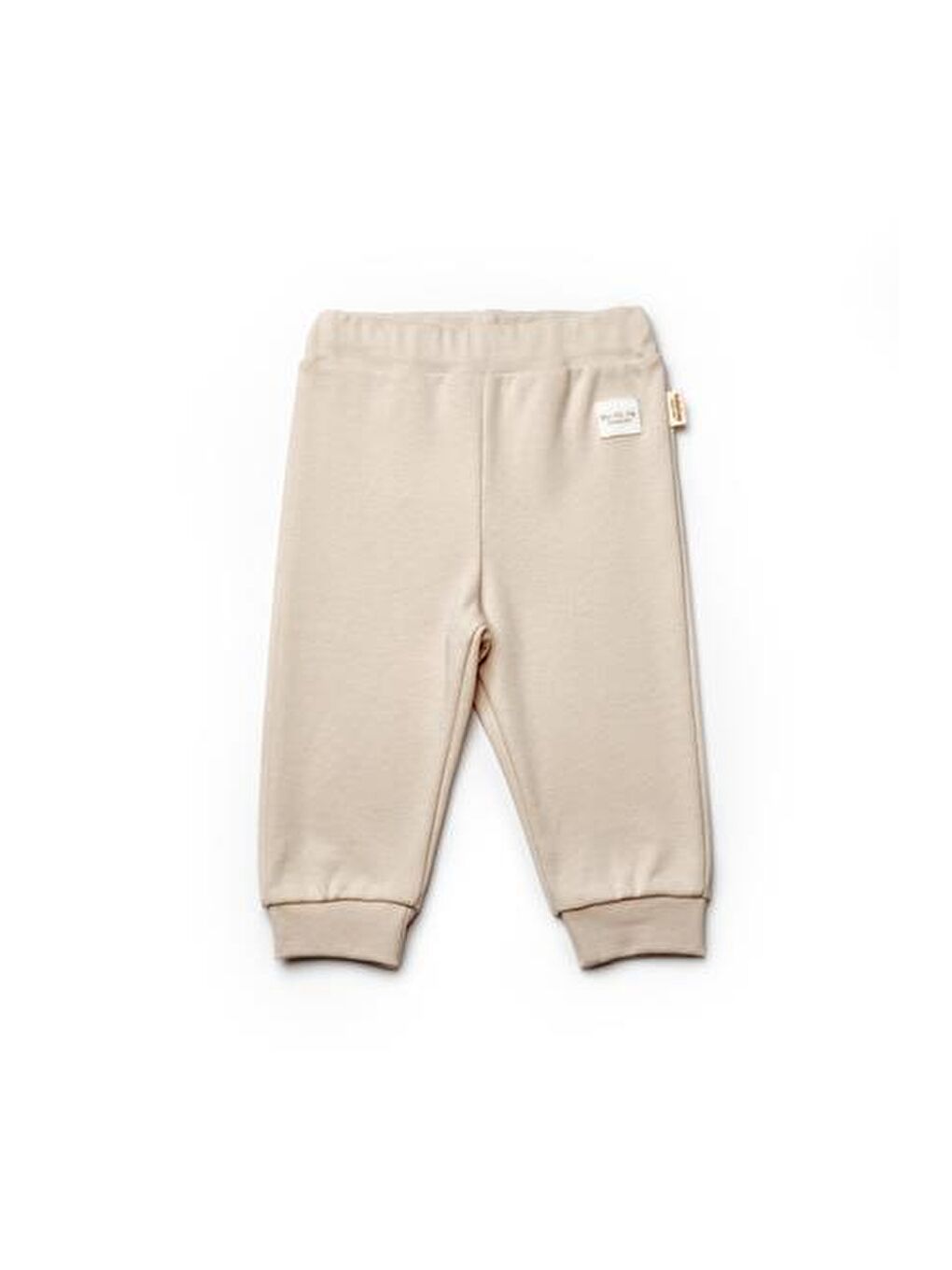 BabyCosy Organic  Ekru Bebek 2'li Pantolon %100 Organik Pamuk - 4