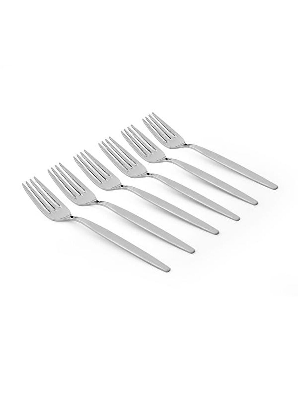 Gri Lidya 6'lı Yemek Çatalı