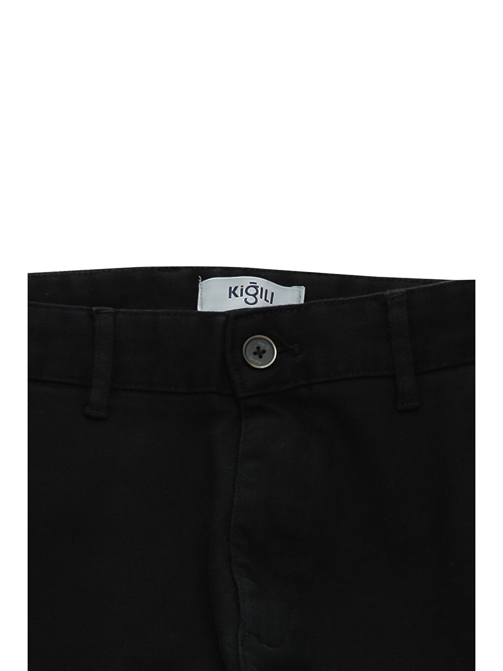 Siyah Regular Fit Elastanlı Kanvas / Chino Pantolon-4