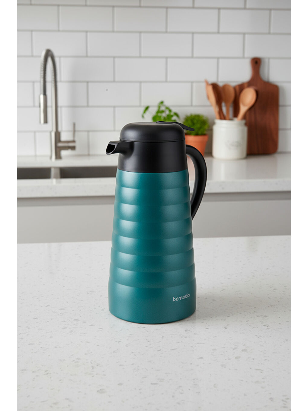 Nora 2 Litre Çelik Termos Turkuaz