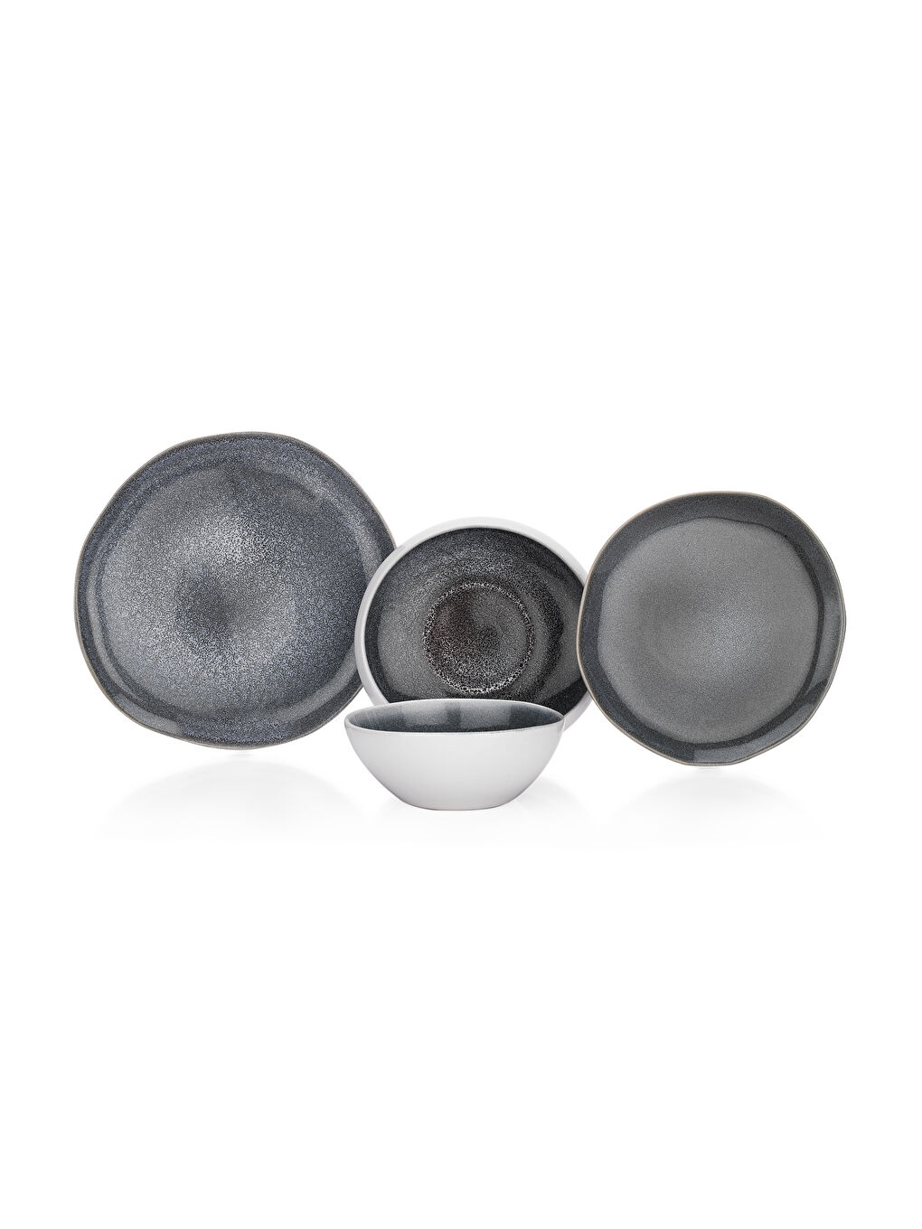 Gri Aura Yemek Takımı 24 Parça-3