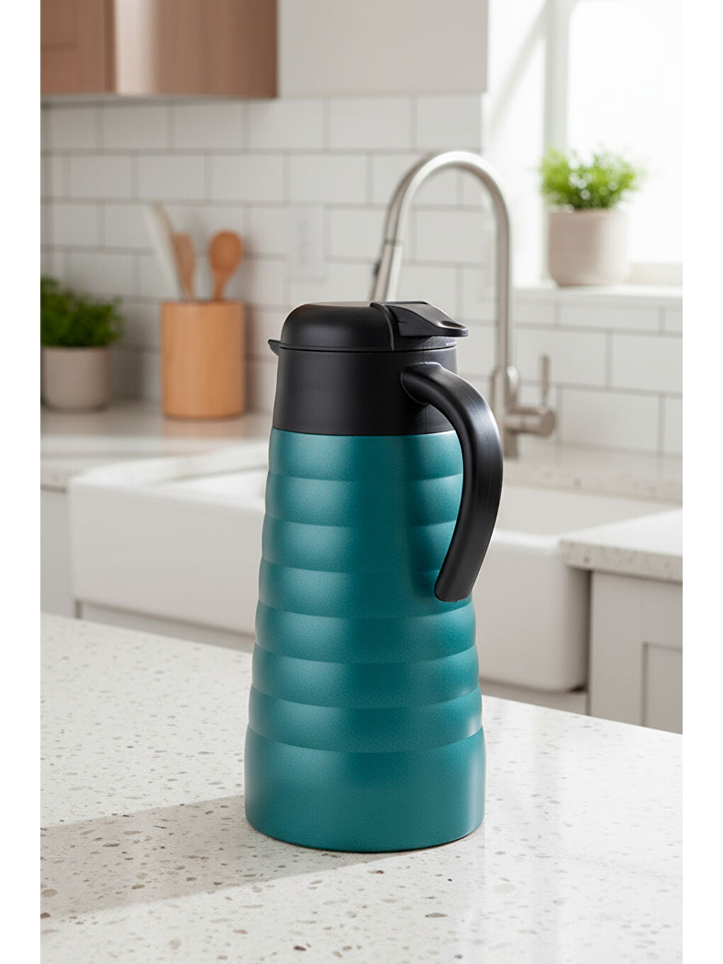 Nora 2 Litre Çelik Termos Turkuaz-3