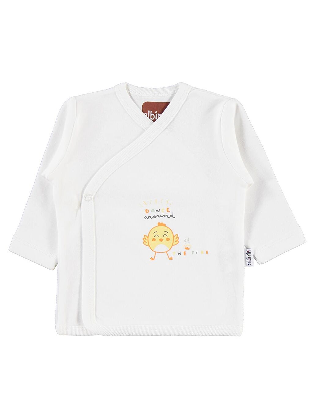 Lila Civciv Desenli 5'li Zıbın Takımları - Ekru 0-1 Ay-2