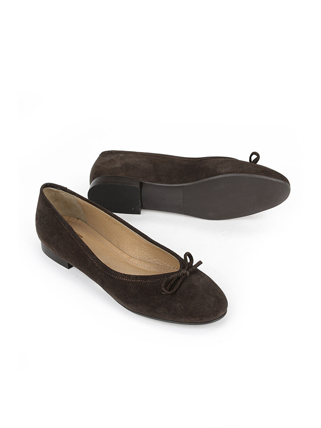 Kahverengi Kadın Hakiki Deri Babet 1611030Z26502 Kahve-3