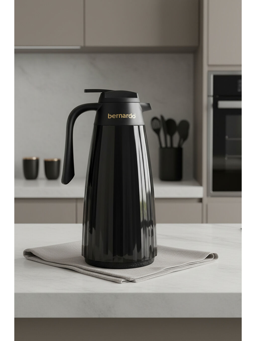 Velana Cam Termos Siyah 1.5 Litre-3