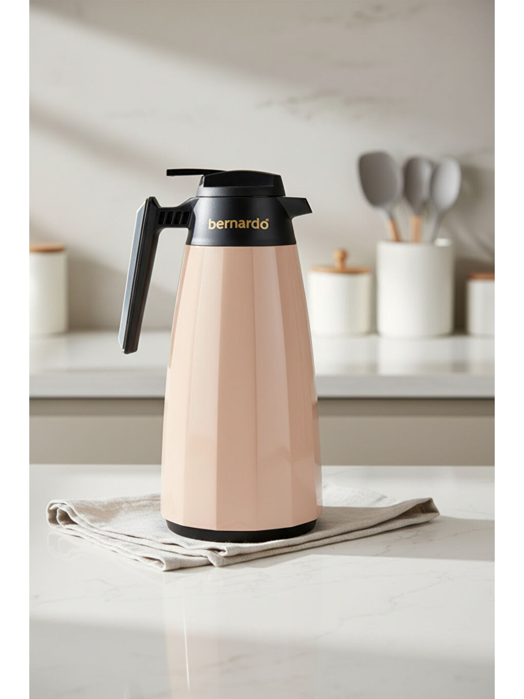 Pembe Lustra Cam Termos Pudra 1.5 Litre