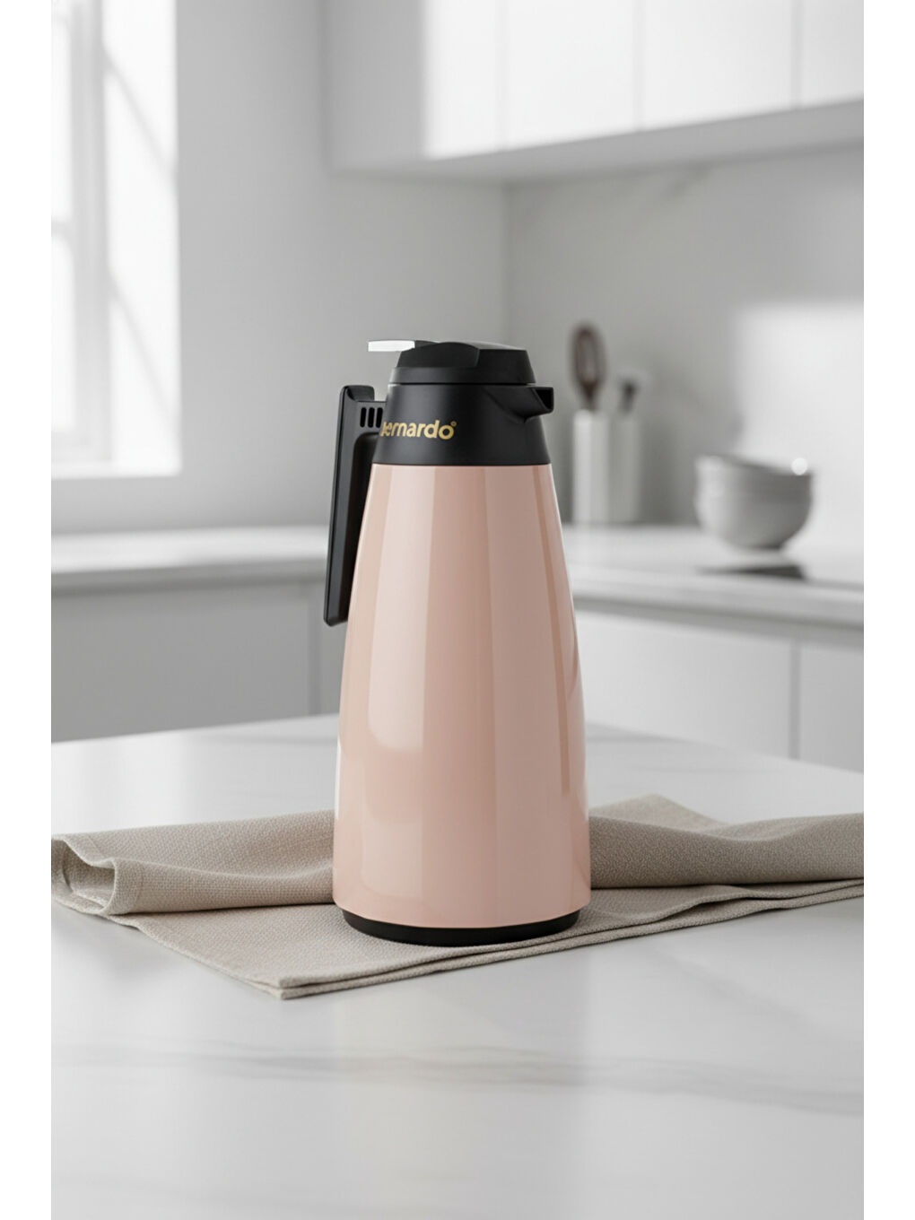 Pembe Lustra Cam Termos Pudra 1.5 Litre-2