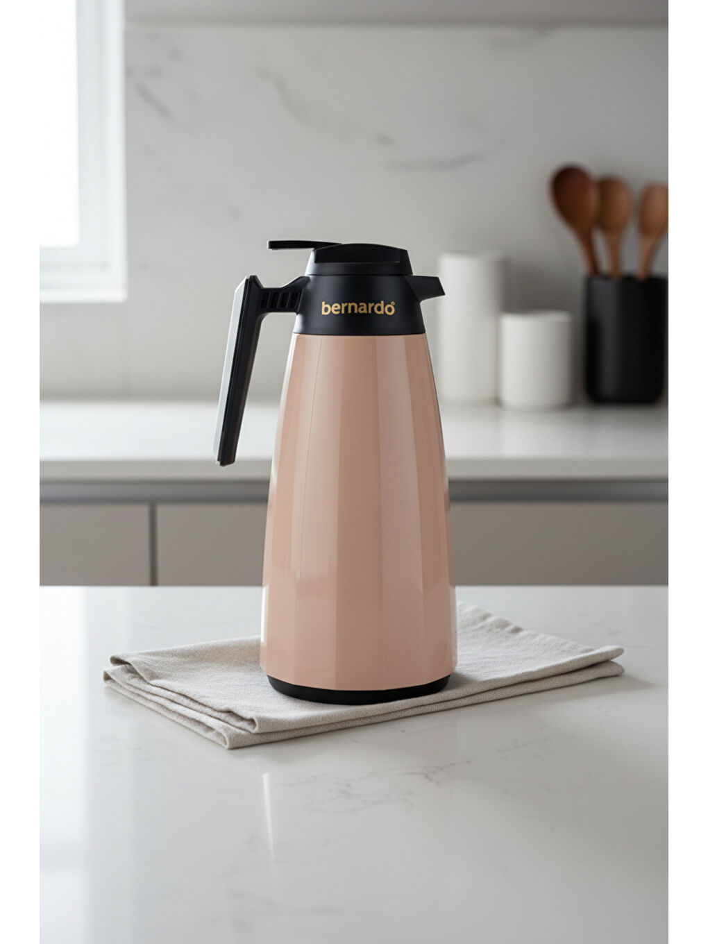 Pembe Lustra Cam Termos Pudra 1.5 Litre-3