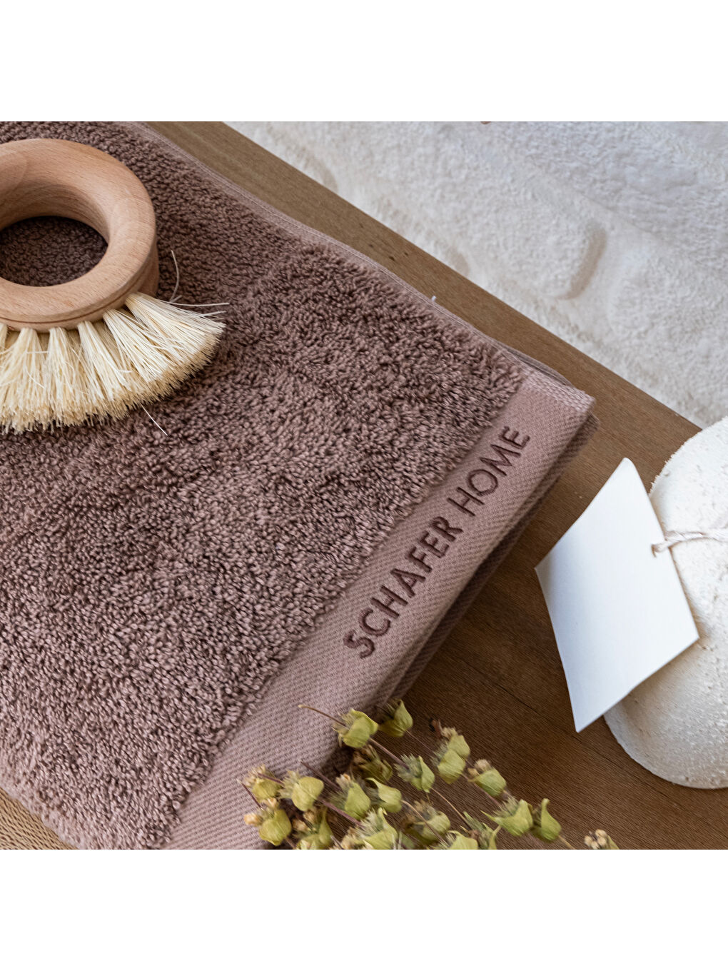 Home Soft Touch Havlu 50x90 Cm-Kahverengi-1