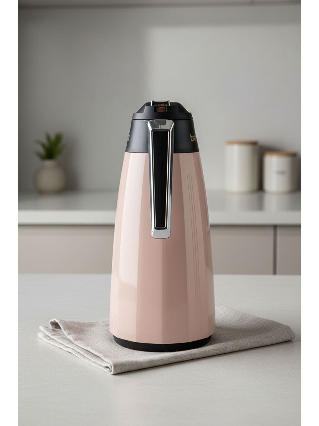 Pembe Lustra Cam Termos Pudra 1.5 Litre-4