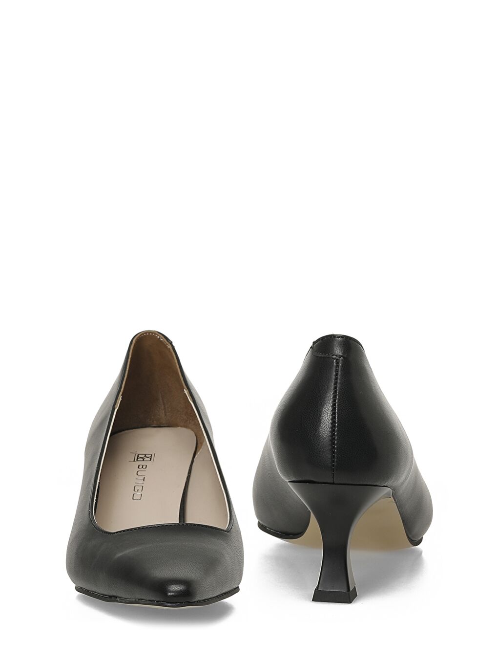 26S-038 6FX Siyah Kadın Topuklu Ayakkabı-4