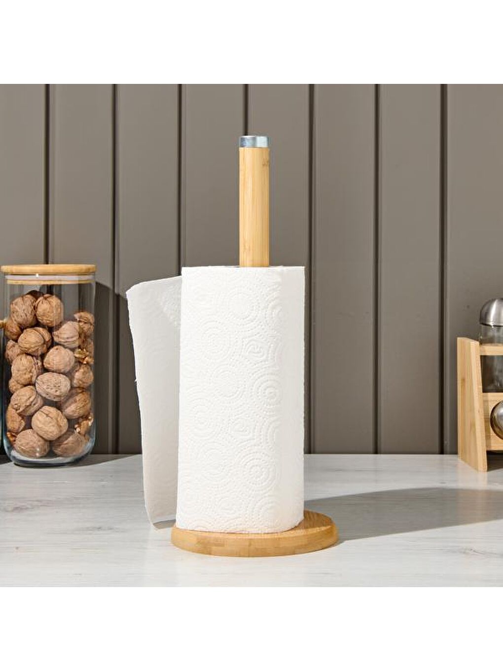 Kahverengi Kitchen Bambu Kağıt Havluluk - 14x33 cm