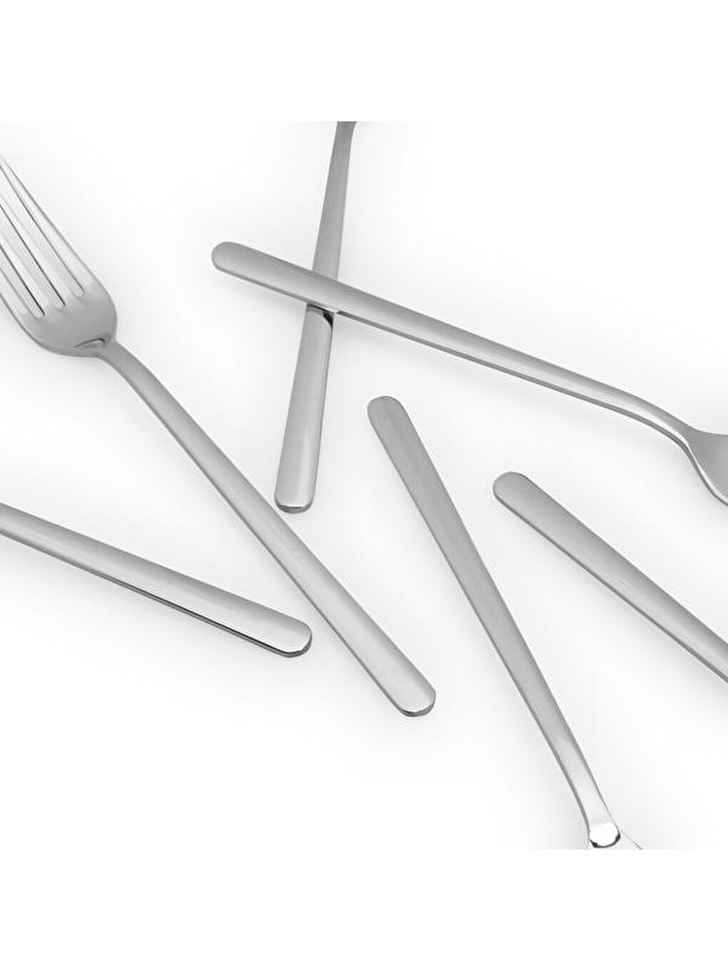 Gri Belgrad 18/10 6'lı Blister Yemek Çatalı-1