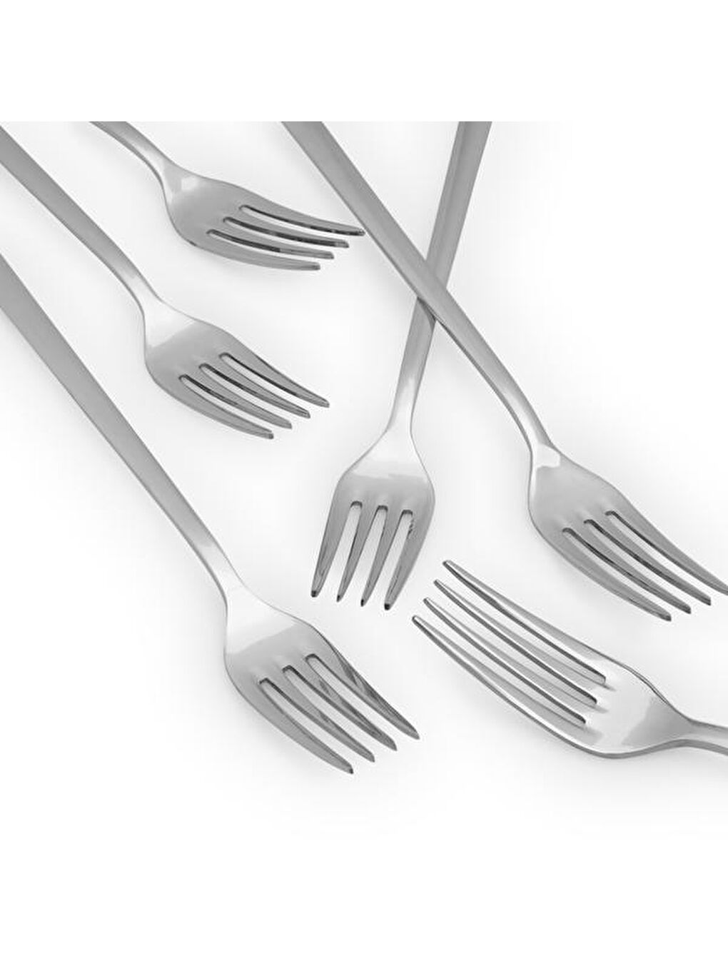 Gri Belgrad 18/10 6'lı Blister Yemek Çatalı-2