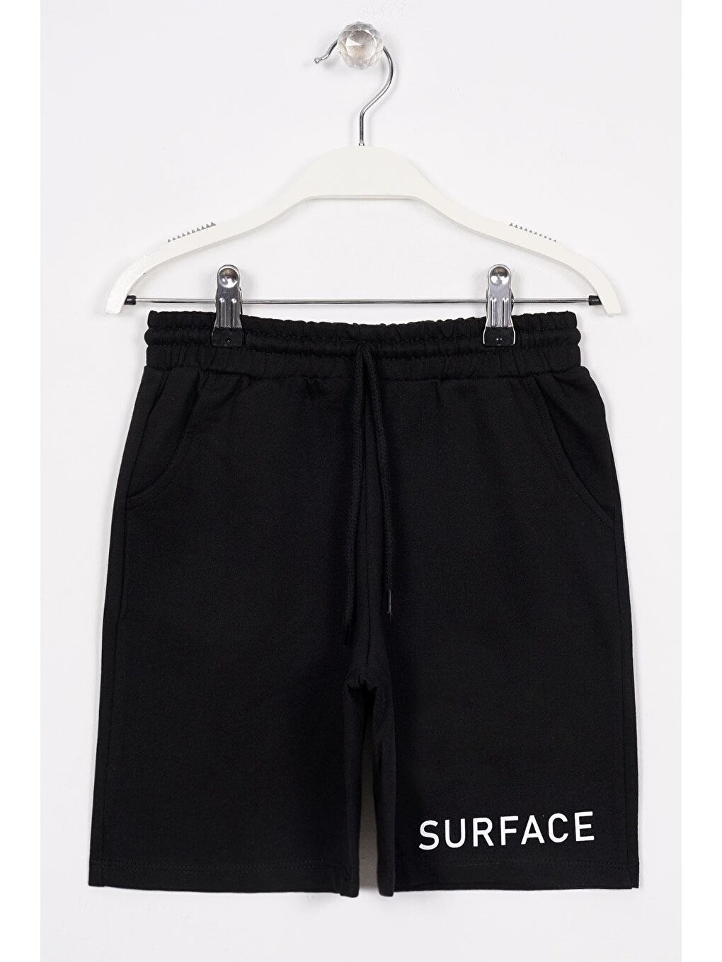 Yazı Baskılı Siyah Renk Erkek Çocuk Kapri